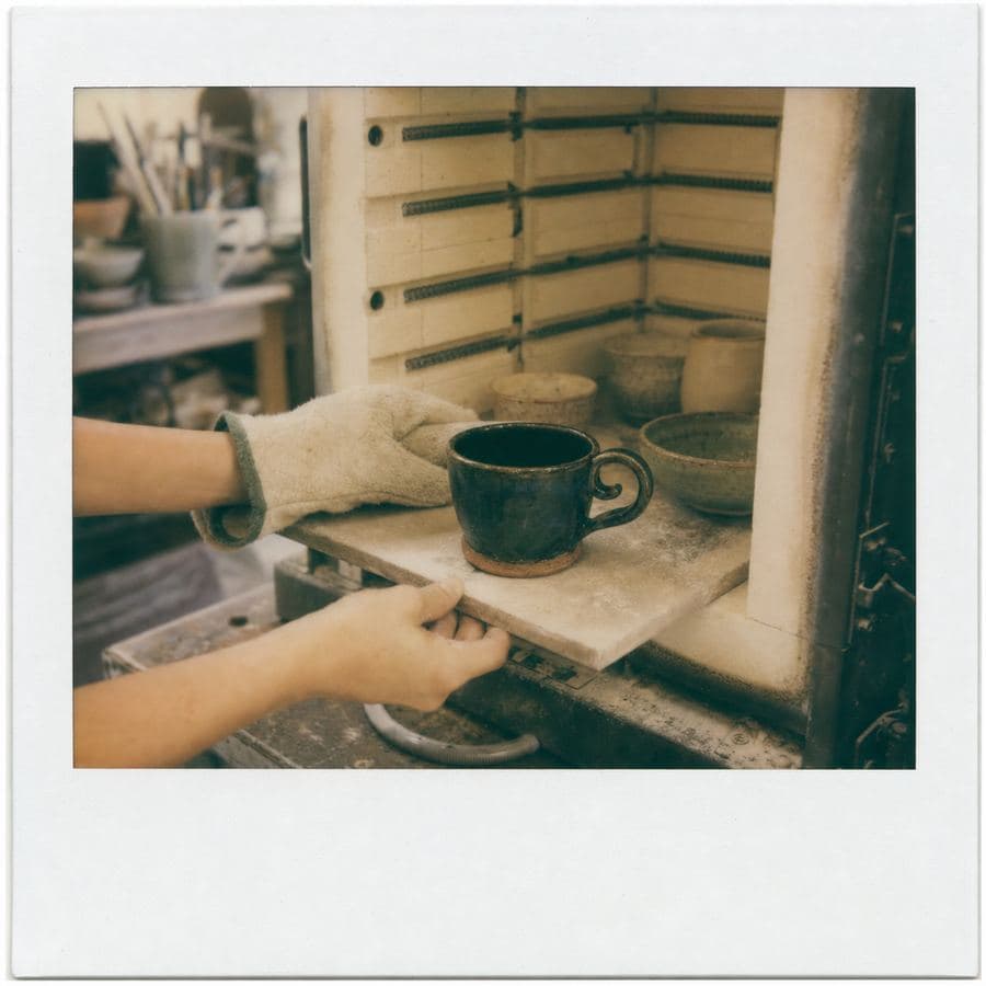 Midnight Mug: out of the kiln