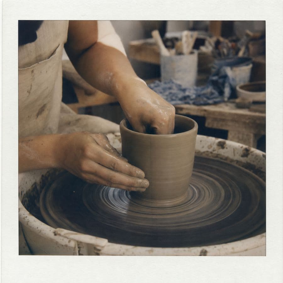 Ocean Tumbler: on the wheel