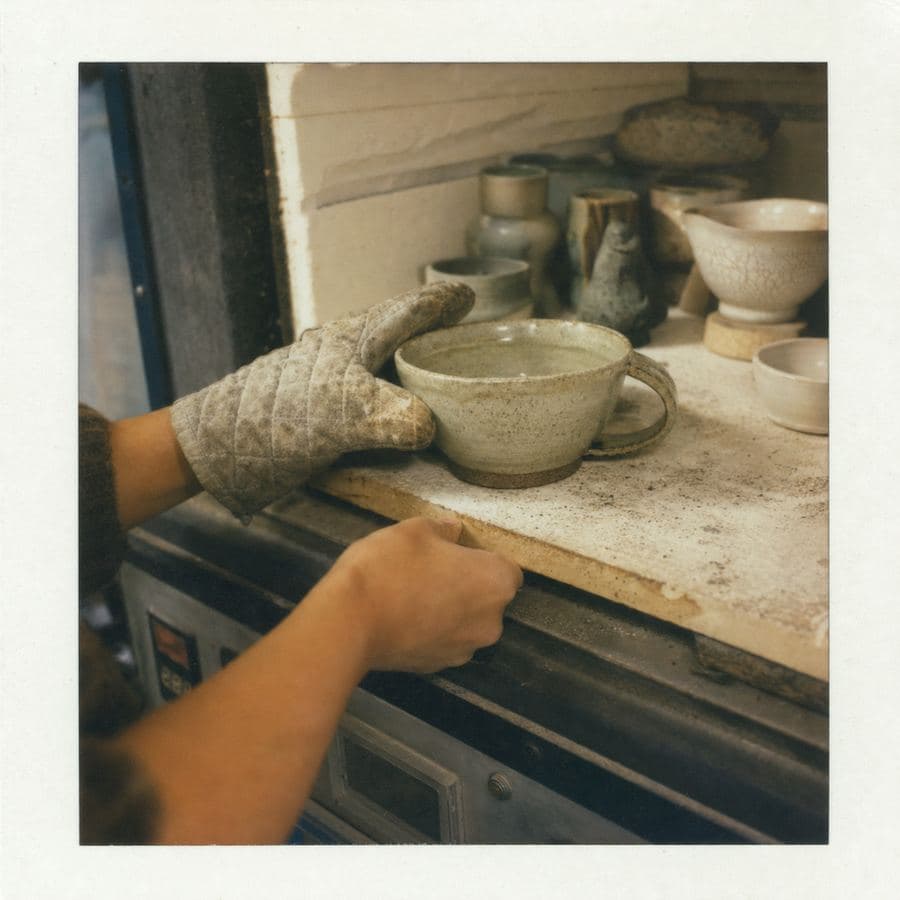 Sage Cup: out of the kiln