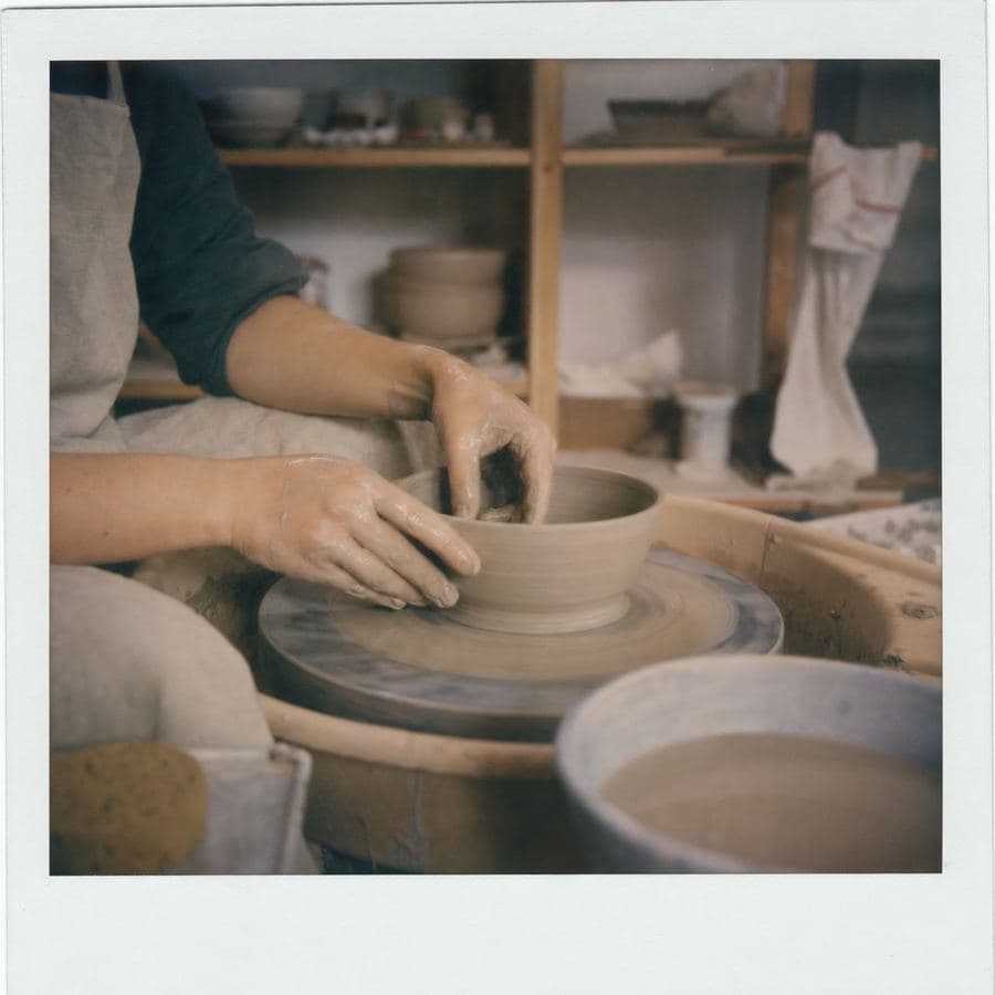 Sage Cup: on the wheel